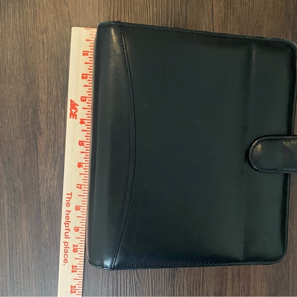 Vintage Franklin Covey Planner Full Grain Nappa Leather Brown